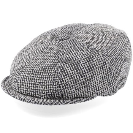 Stetson - Blå flatcap Keps - Hatteras Cotton Jersey Blue/White Flat Cap @ Hatstore