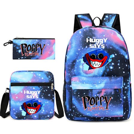 Poppy Play Time High School Ryggsäck Starry Blue F3