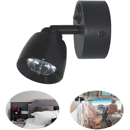 12V RV Læselampe Roterbar LED-lampe Kompatibel med RV[YDE]