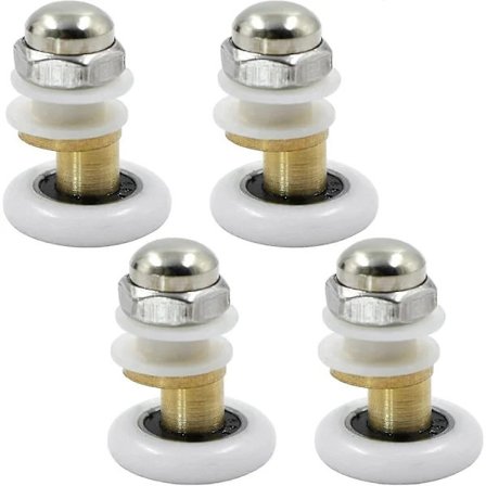 (Pow yeah!) Brusekabinedør Rulle Brusekabineruller Hjul Til Glidende Brusekabineruller Messing Brusekabine Rulle Dørhjul Dørruller Tilbehør Hardware 