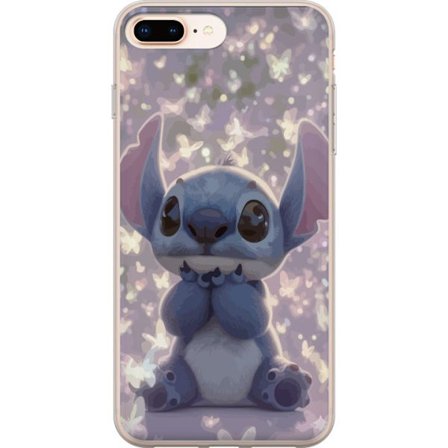 Kompatibelt Mobilskal till Apple Apple iPhone 8 Plus Stitch söt kawaii fjärilar ljus magisk Disney