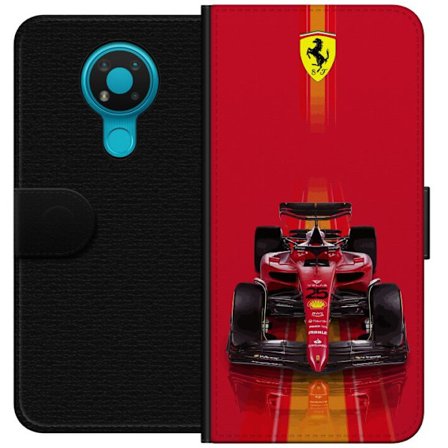 Yhteensopiva Lompakkokotelo Nokia Nokia 3.4 Ferrari Formula 1 -auto ikonisessa punaisessa muotoilussa urheilullisella tarkkuudella