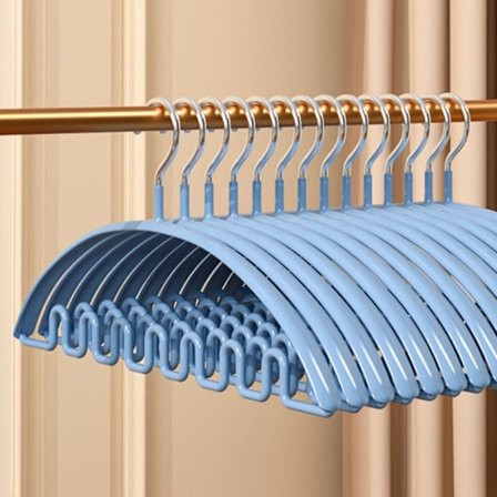 5 kpl Tukiripustimet Vaatteiden kuivausteline SININEN