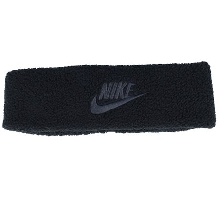 Nike - Zwart headband Beanie - Sherpa Fleece Black Headband @ Hatstore