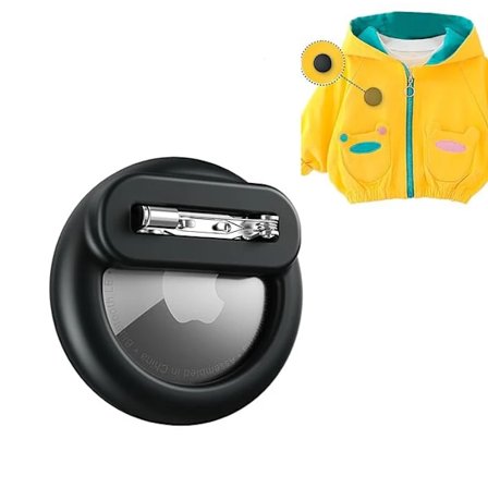 Silikon Airtag-hållare för barn med säkerhetsnålar AirTag GPS-spårare Fodral för barn Äldre Dold inuti kläder Sko Ryggsäck (FMY)