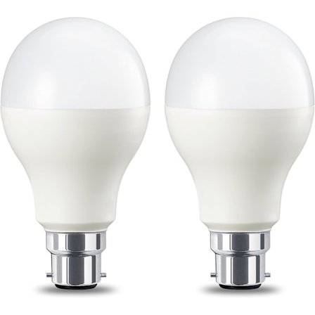 LED B22 Bajonettpære, 13W (tilsvarende 100W), Varmhvit, Dimbar - 2-pakning