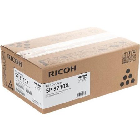 RICOH SP 3710X - svart - original - tonerpatron