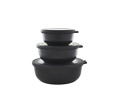 MEPAL Bollesett Cirqula lav 3stk Black