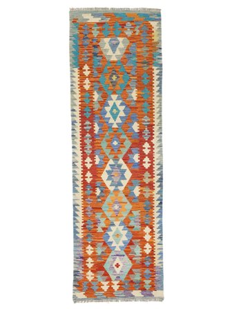 Kelim Afghan Old Style Orientalisk Hallmatta (Ull, Afghanistan)