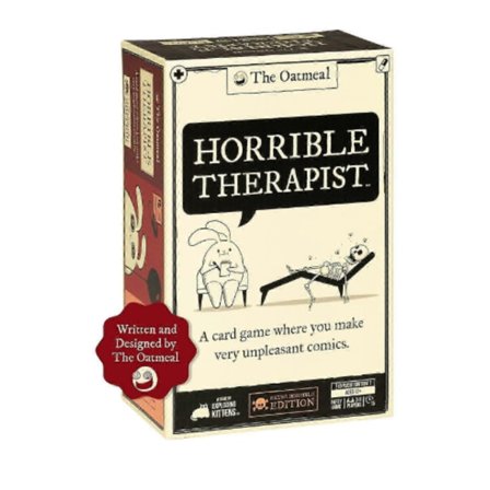 Exploding Kittens Horrible Therapist: Core Game Edition – Roligt kortspel för vuxna för 3-8 spelare, 17+ år – Sällskapsspel & Kul för familjens 