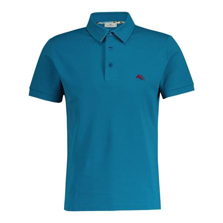 Etro, Polo Shirts Blauw, Heren, Maat:XL
