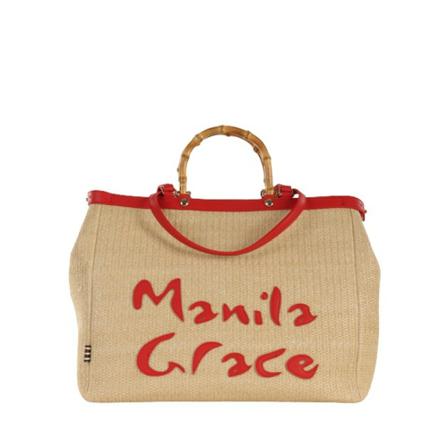 Manila Grace Shopping Tass , Rood , Dames , Maat: ONE Size Shoppers