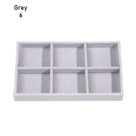 Roterande smyckeskrin Örhängehållare GRÅ 6 grey 6