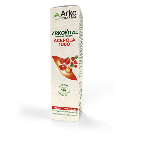 Arkopharma Arkovital Acerola 1000 Effervescente 20 Compresse