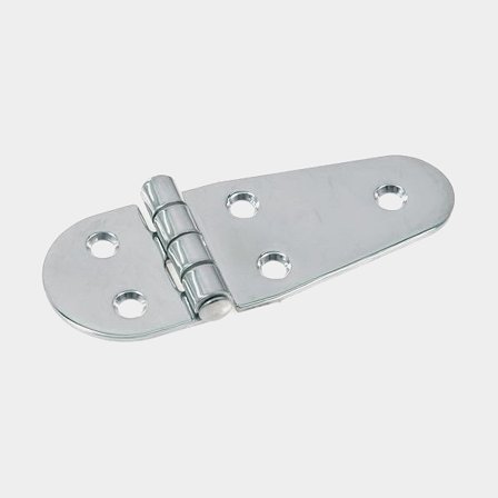 Hatch hinge 1852-Marine, 104 x 39 mm, acid-resistant stainless steel (AISI 316)