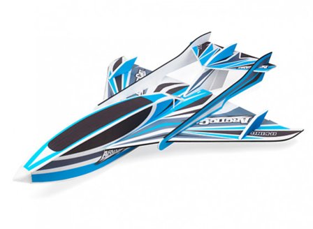 H-King Arctic Cat Water Plane - Glue-N-Go - Foamboard 820mm Blue (Kit)