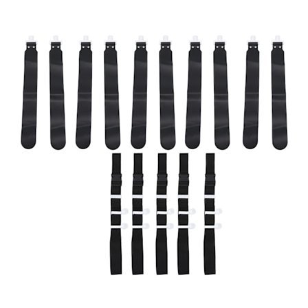 Säädettävä Lippupallo -setti 5 kpl PP Nuorten Aikuisten Harjoitusvyöt Musta