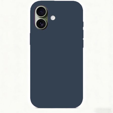iPhone 17 telefoncover, flydende telefoncover, mørkeblå