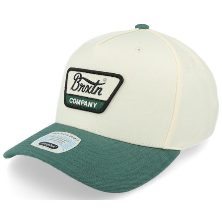 Brixton - Vit adjustable Keps - Linwood C White/Pine Needle Adjustable @ Hatstore