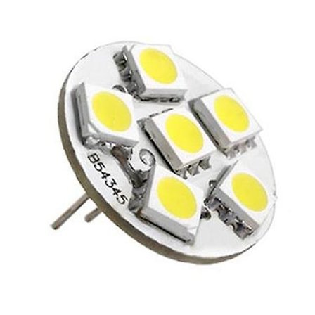 6 Smd Led Lampa G4 12v Dc Spot Glödlampa Varm Vit