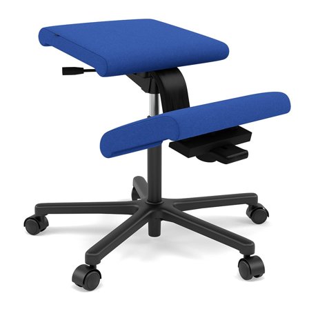 Varier Furniture Wing - Blue Wool - Black base