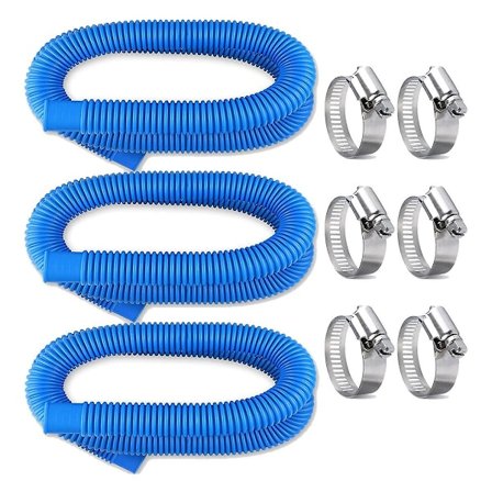 Pool Pump Replacement Hose För /,330gph 1000gph, Swimming Pool Pump Pipes Med Hose Clamp [dB}