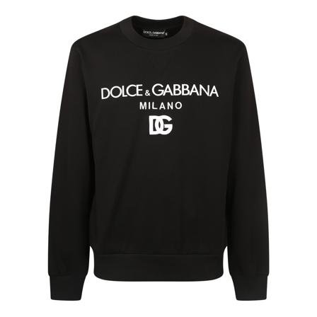 Dolce & Gabbana, Sweatshirts Czarny, Mężczyzna, Rozmiar: S