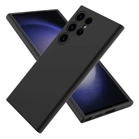 Samsung S24 Ultra Kuminen Shell Liquid - Musta
