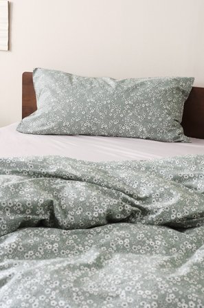 Jotex - Putevar 50x90 Cm Grønn matt svart - ANEMONE - Kjøp Putevar hos Jotex