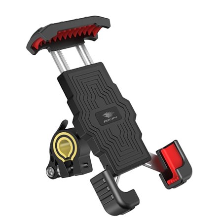 RION Mobiltelefonhållare för Cykel Motorcykelstyre MTB Säker Halkfri Cykeltelefonhållare Motorcykeltelefonhållare Elscooter Telefonhållare