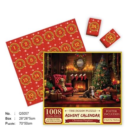 Joulukalenteri P iv Blind Box Puzzle 70 * 50cm S9
