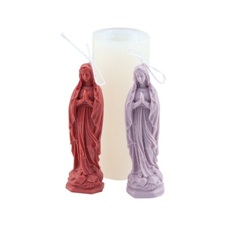 Ljus Mould 3D Virgin Mary Mould - spot sales