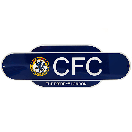 Chelsea FC The Pride Of London Retro Hängande Skylt One Size Blå