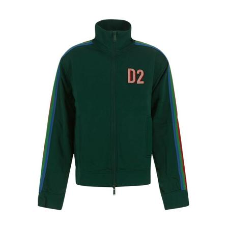 Dsquared2 Side Band Zip Jakke Grøn, Herre