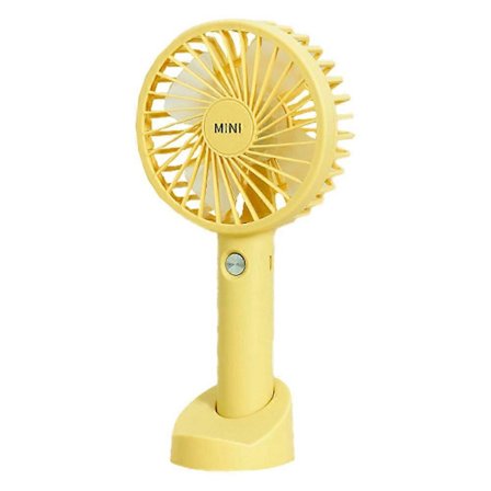 Håndholdt personlig ventilator, genopladelig batteridrevet kølende skrivebords elektrisk USB-ventilator med ventilatorfod