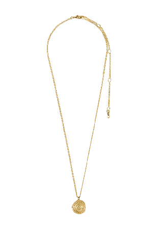 Pilgrim AIR coin necklace gold-plated Smycken & klockor Dam Guld ONESIZE