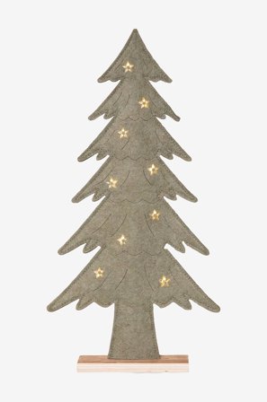 Star Trading - Dekoration Fabbe Tree 36cm - Grøn - Julepynt - Fra Homeroom