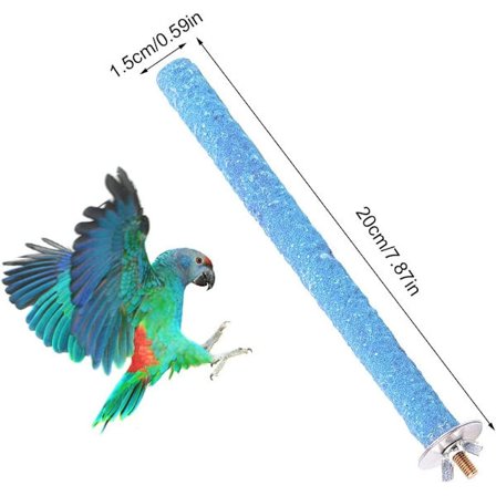 Stykker Papegøje Fugl Siddepind Fugl Siddepind Oerche Papegøje Stativ Papegøje Klo Tilfældig Farve