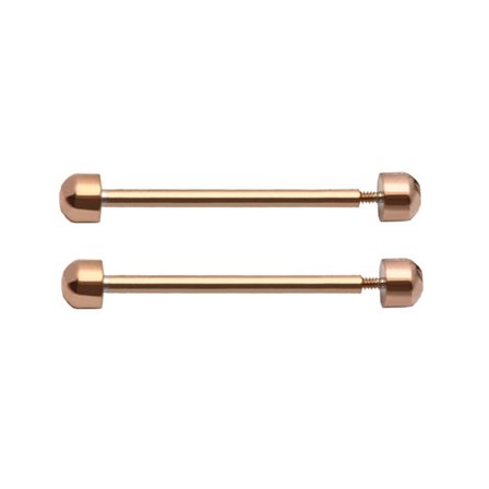 Urreim skruerør stift friksjonsstift spenne armbånd reparasjon 16/18/20/22mm [DB] Rosegull 18mm