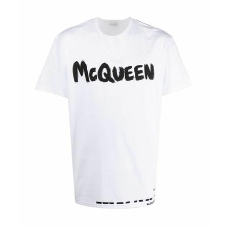 Alexander McQueen T-Shirts Hvid, Herre
