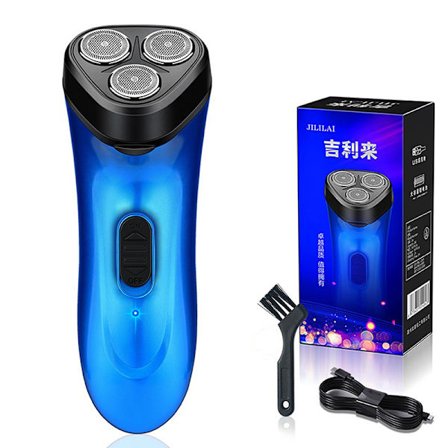 Bærbar elektrisk barbermaskin USB elektrisk barberhøvel skjegg ter Lading