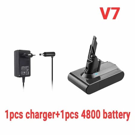 Pölynimurin ladattava akku Dyson V6 V7 V8 -sarjalle SV07 SV09 SV10 DC58 DC31 DC34 Absolute Fluffy Animal Pro Bateria