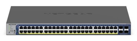 Netgear 48P GE POE+SMART SWTH W/10G SFP+GS752