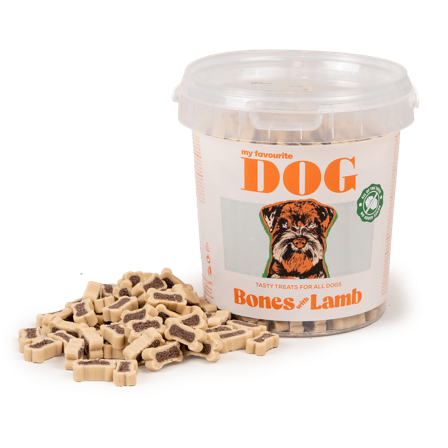 My favourite DOG - Ben med lam 500g - Hund - Hundegodbiter & tyggebein - Belønningsgodbiter for hund - ZOO.no