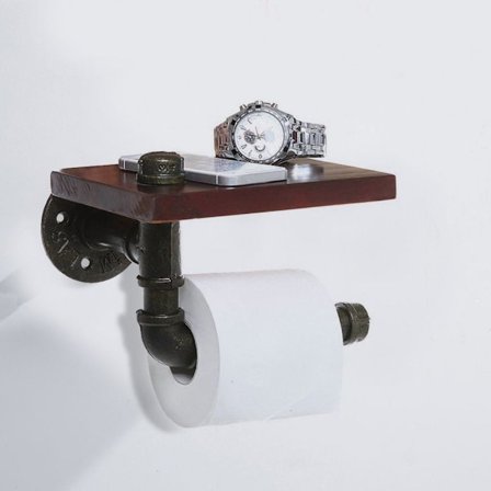 Vægmonteret badeværelseshylde til toiletpapir KLB