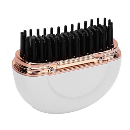 Mini Johdoton Suoristusharja - 3-lämpötilaa Nopea Lämmitys Ladattava Muotoilija Kaikille Hiustyypeille, 1500mAh Akku, Kuuma Harja C