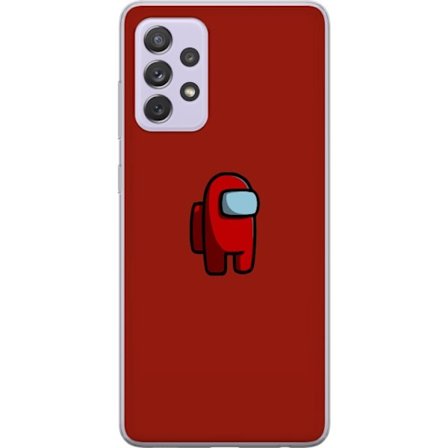 Kompatibelt Mobilskal till Samsung Samsung Galaxy A52s 5G Among Us Röd