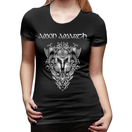 Amon Amarth Skjorta Dam Kortärmad Crew Neck T-shirts Topsadult, S-3xl
