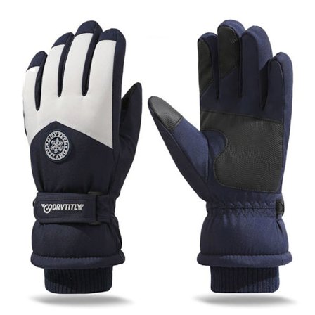 Dame Plys Handsker Snowboard Ski Handsker BLÅ
