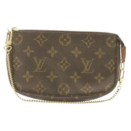 Louis Vuitton Vintage, Pre-owned Canvas pouches Bruin, Dames, Maat:ONE Size,leer